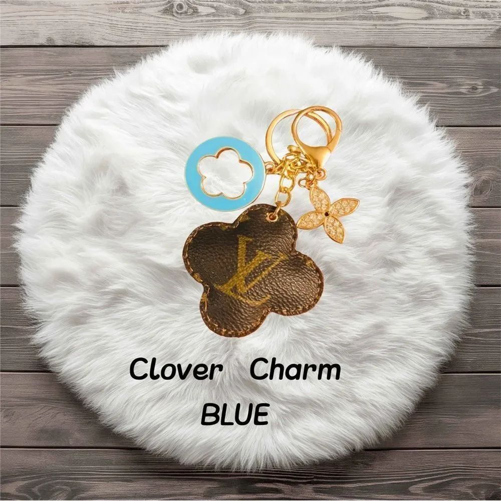 Handmade Puffed Clover Charm - Picture 3 of 7